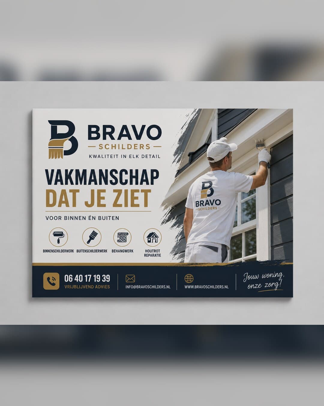 Plat bord op maat